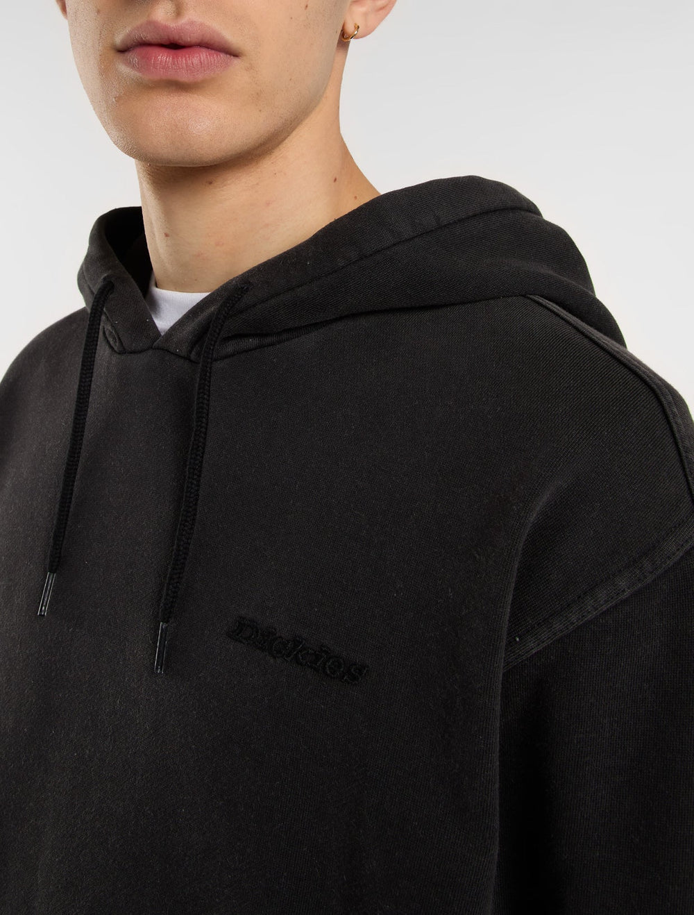 S Shirt Hood Dickies Plentywood Black