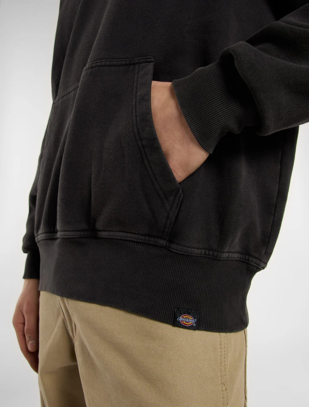 S Shirt Hood Dickies Plentywood Black
