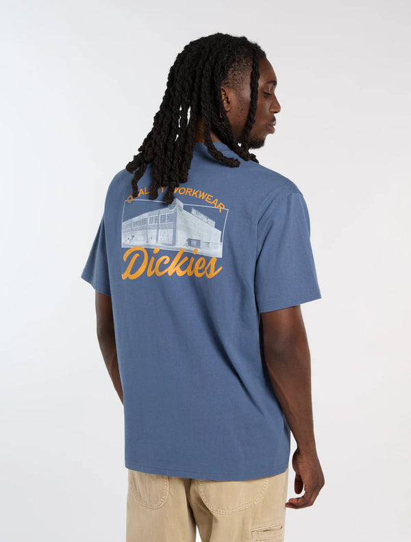 Wellsville SS TEE Retro Indigo