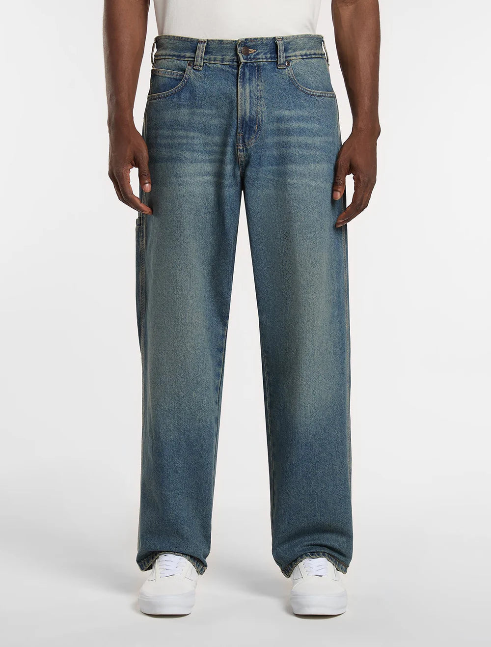 958 Baggy Tapered Work Jeans Khaki Tntd Blue