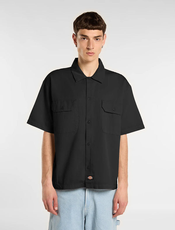 247 GD Work Shirt SS Black