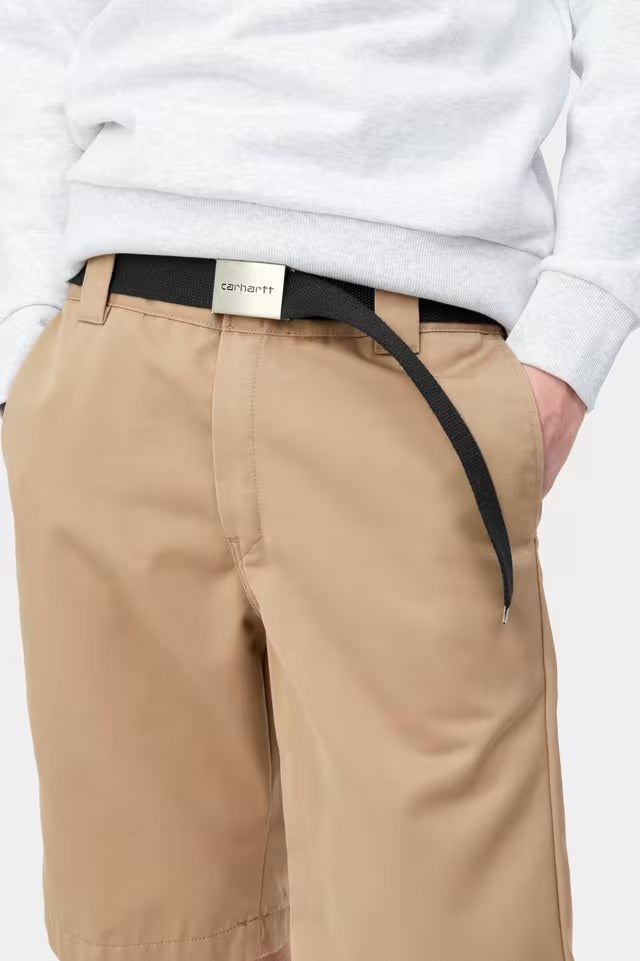 Clip Belt Chrome Black