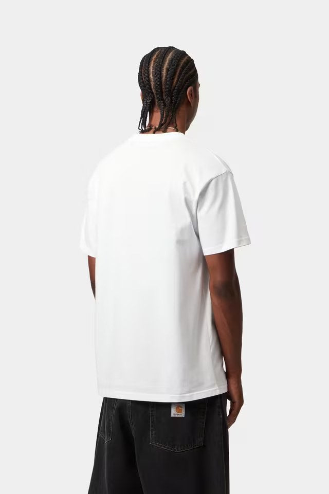 S / S Chase T-Shirt White / Gold