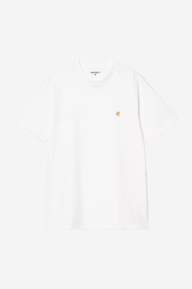 S / S Chase T-Shirt White / Gold