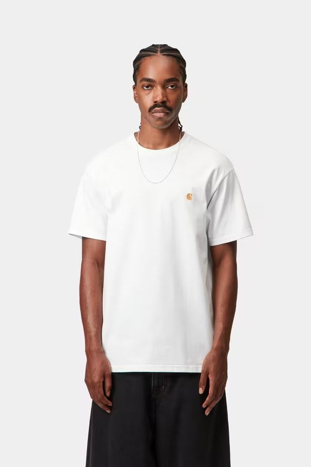 S / S Chase T-Shirt White / Gold