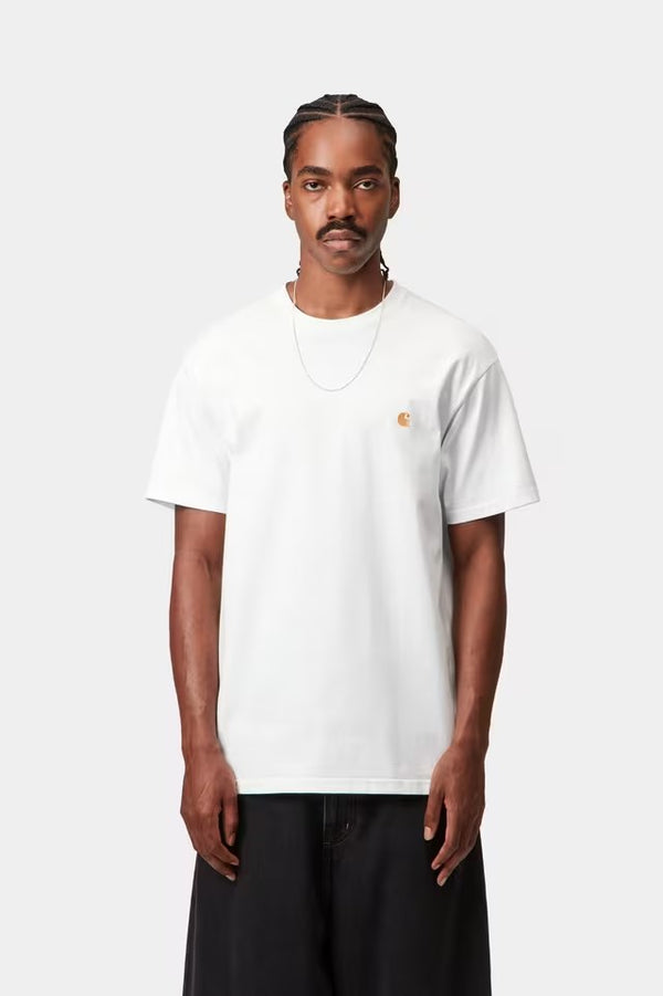 S / S Chase T-Shirt White / Gold