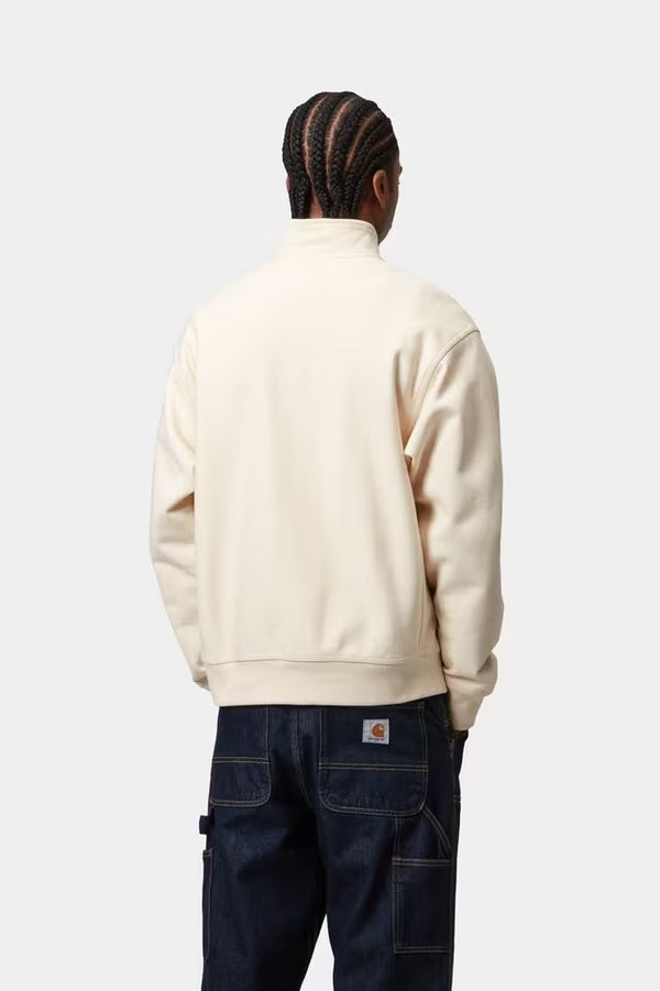Half Zip American Script Sweat Natural