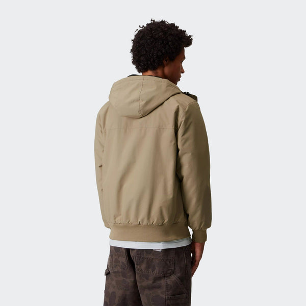 Hooded Sail Jacket Leather / Black