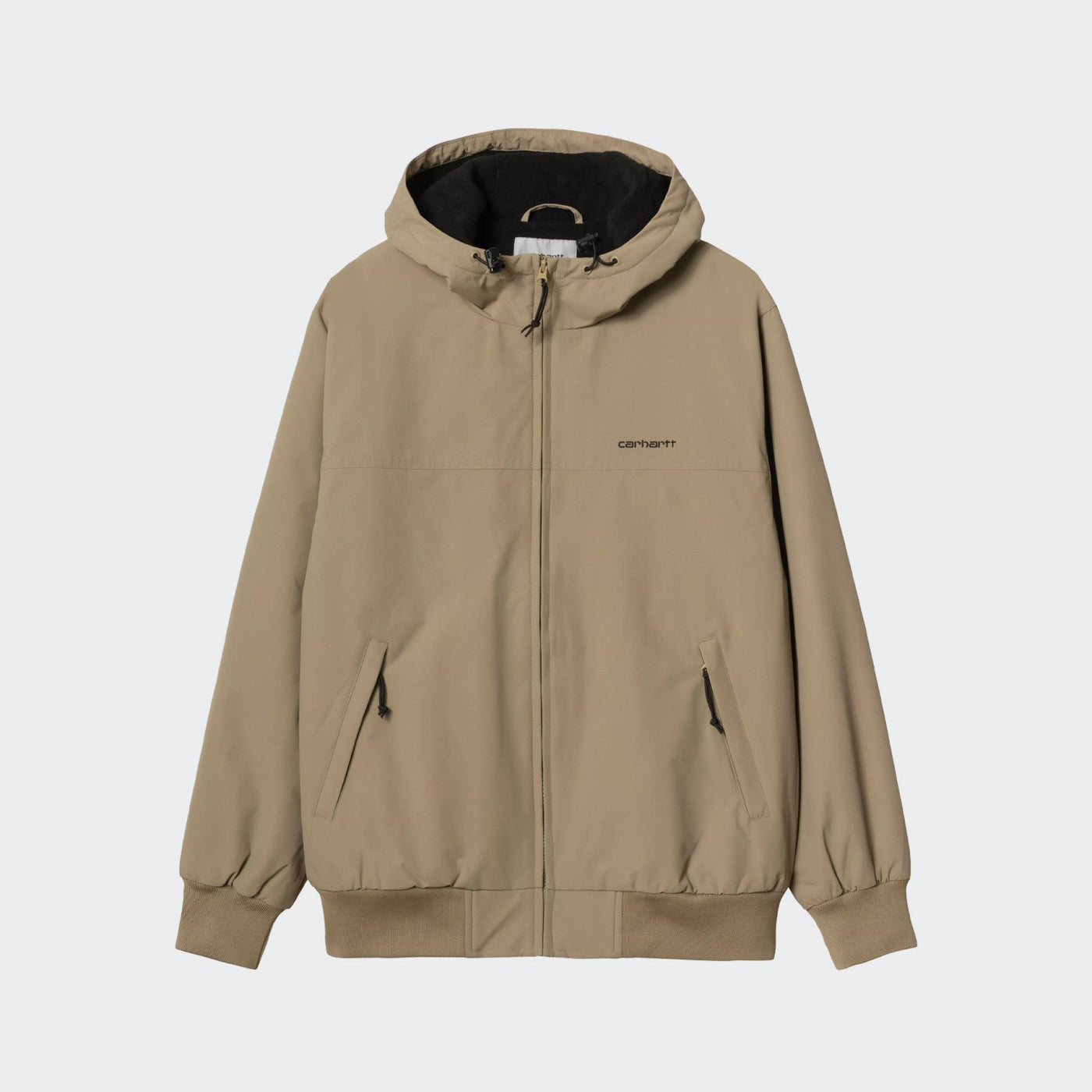 Hooded Sail Jacket Leather / Black