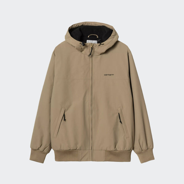 Hooded Sail Jacket Leather / Black