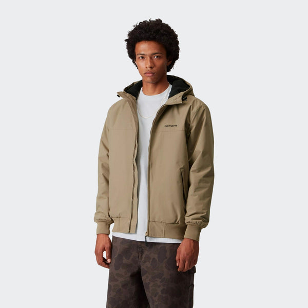 Hooded Sail Jacket Leather / Black