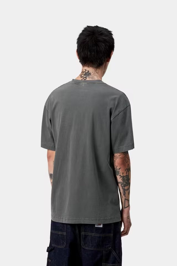 S / S Nelson T-Shirt Black garment dyed