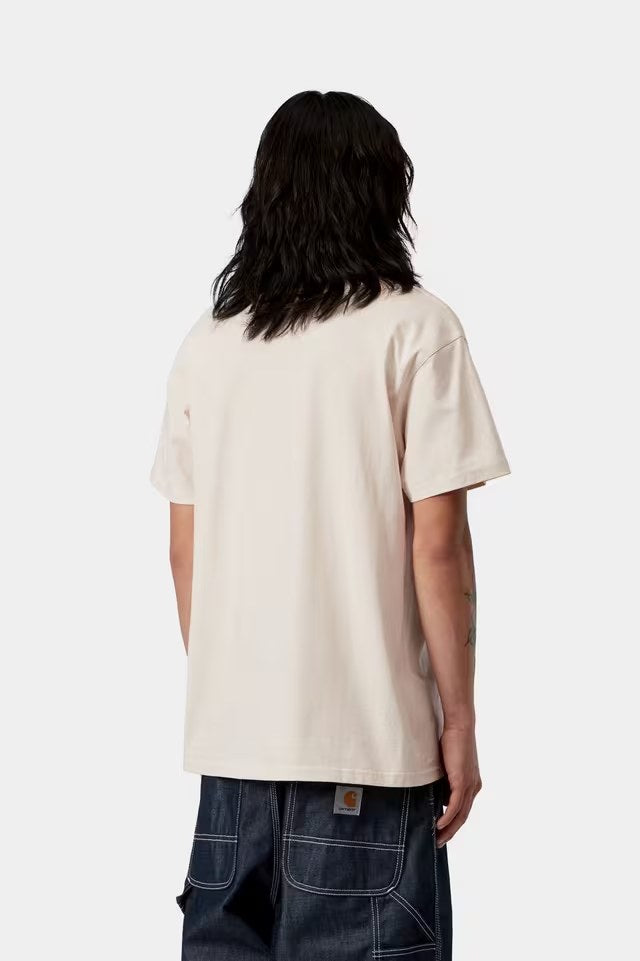 S / S American Script T-Shirt Natural