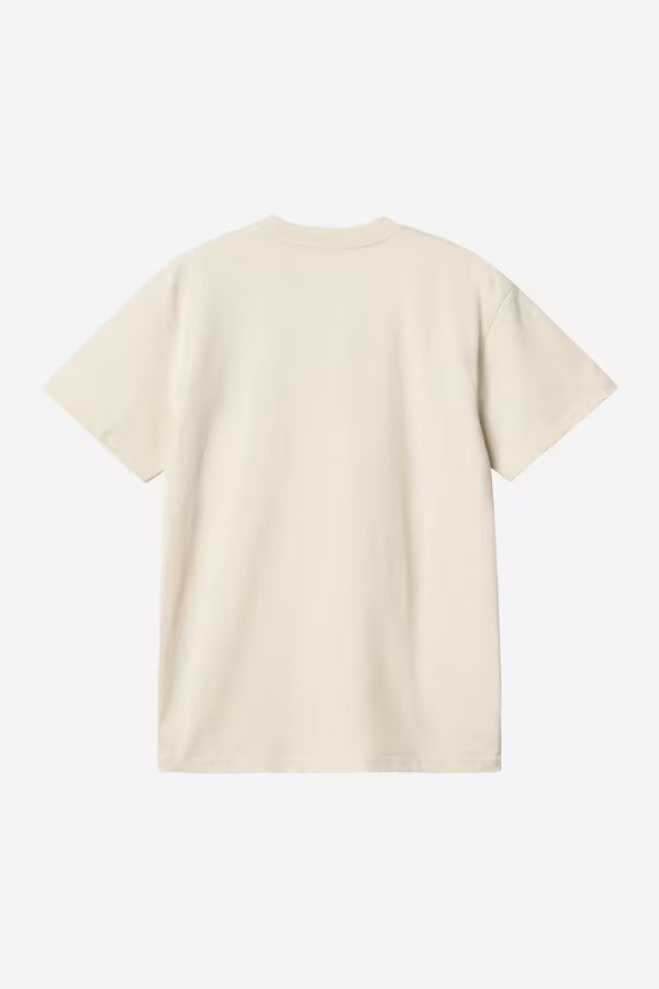 S / S American Script T-Shirt Natural