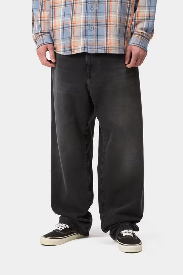 Landon Pant Black worn bleached