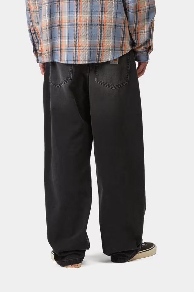 Landon Pant Black worn bleached