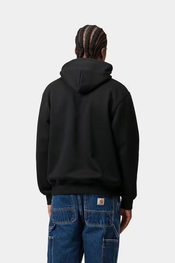 Hooded Carhartt Sweat Black / White