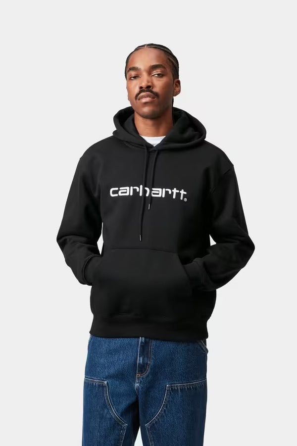 Hooded Carhartt Sweat Black / White