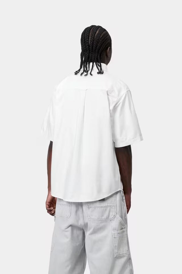 S / S Braxton Shirt White / White