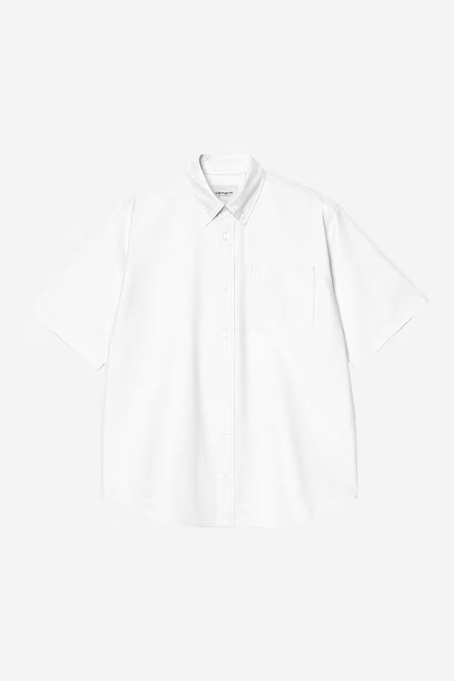 S / S Braxton Shirt White / White