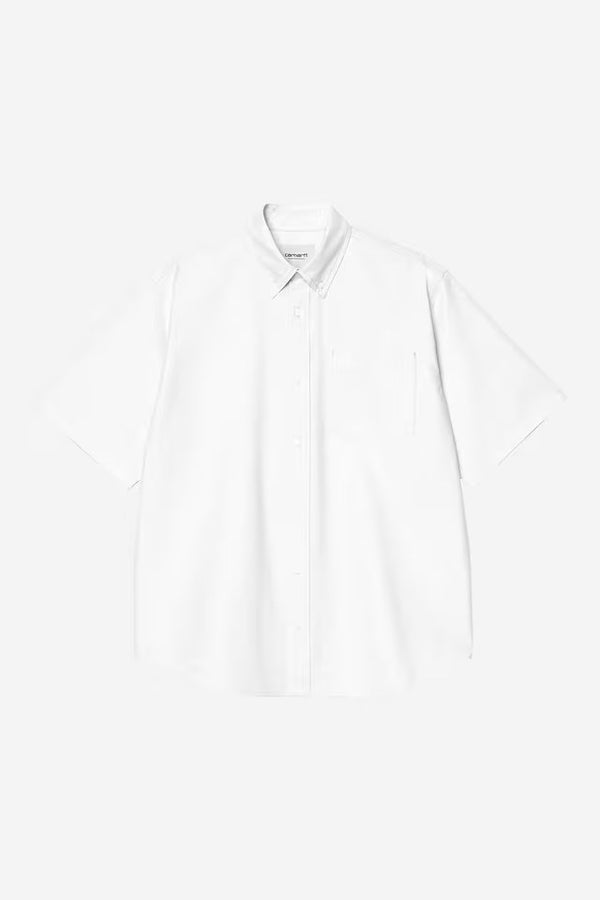 S / S Braxton Shirt White / White