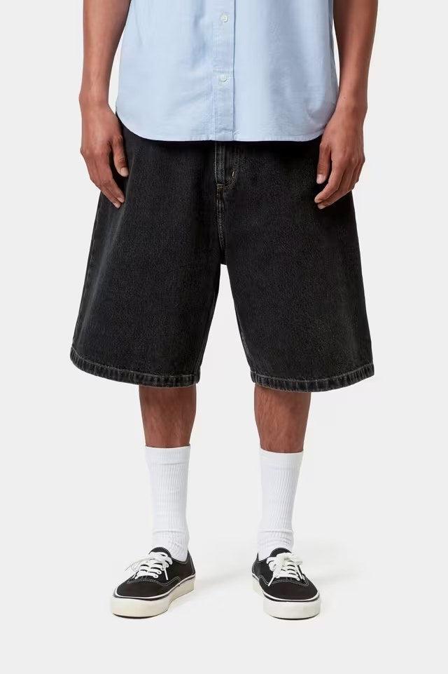 Brandon Short Black stone washed