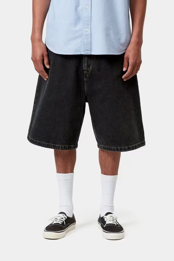 Brandon Short Black stone washed