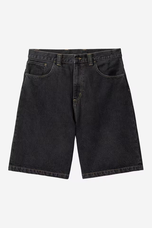 Brandon Short Black stone washed