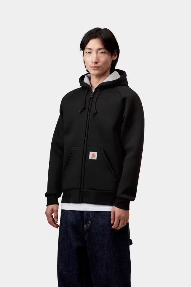 Car-Lux Hooded Jacket Black / Grey