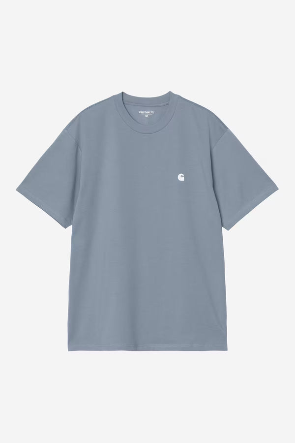 S / S Madison T-Shirt Velvet Blue / White
