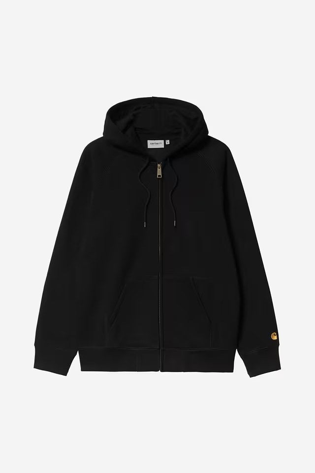Hooded Chase Jacket Black / Gold