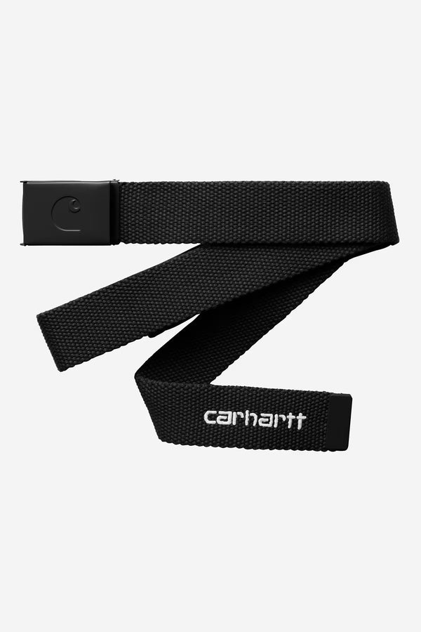 C-Logo Belt Tonal Black / White