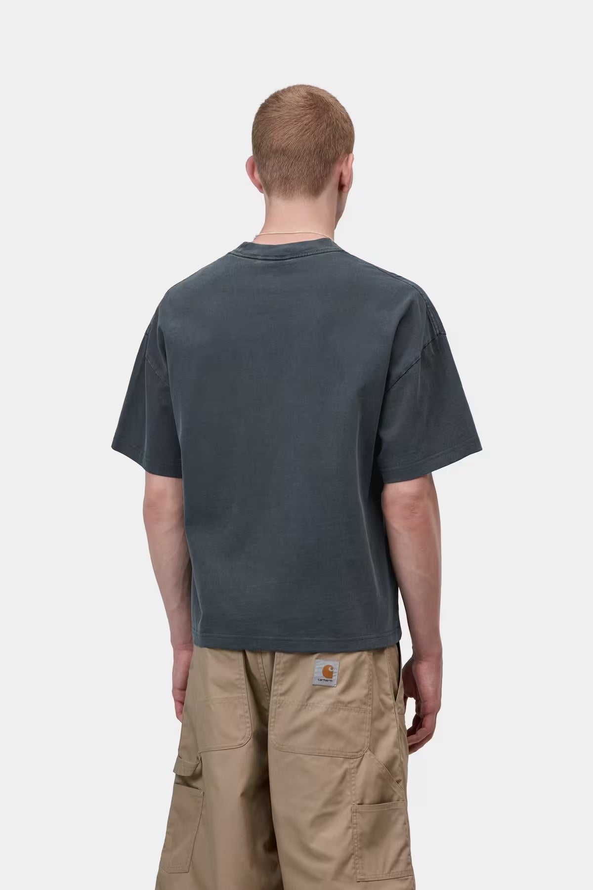 S / S Benton T-Shirt Carbon garment dyed