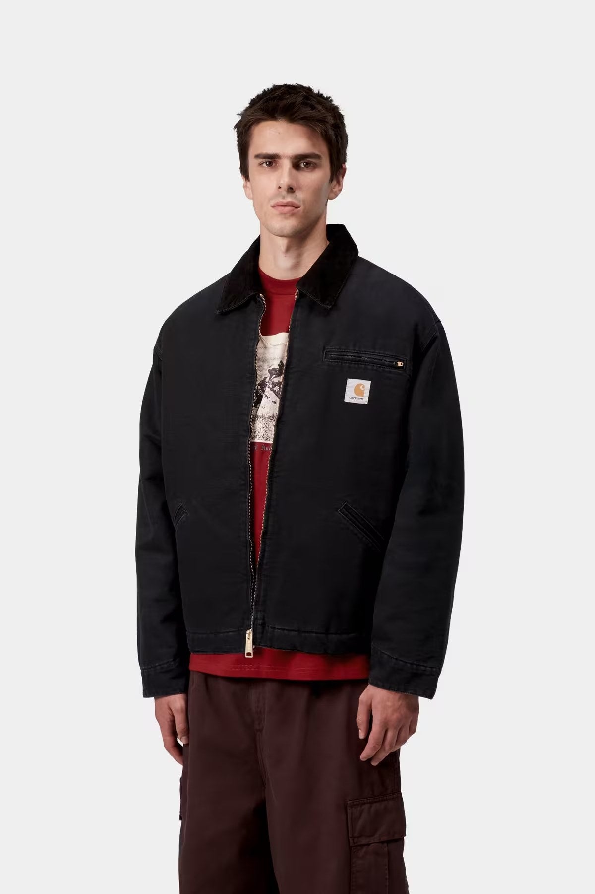 OG Detroit Jacket Black / Black stone canvas