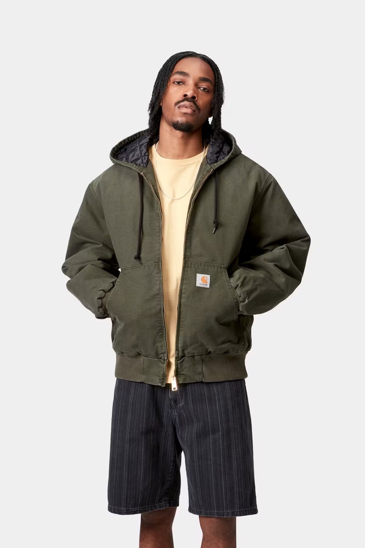 OG Active Jacket Olive stone canvas