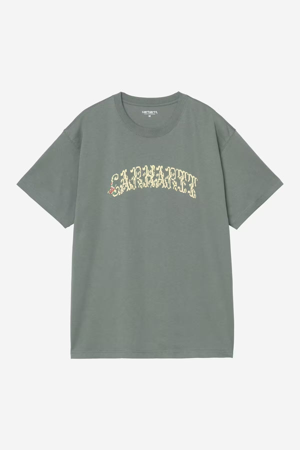 S / S Monogram T-Shirt Velvet Green