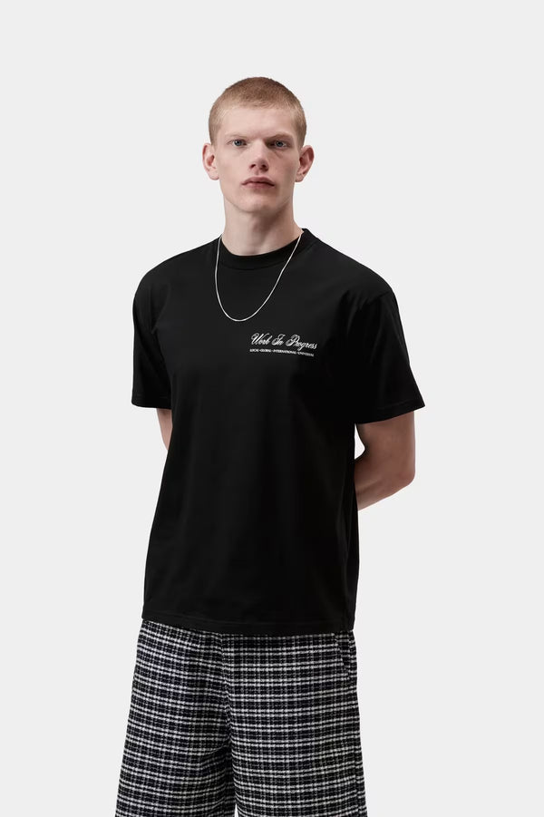 S / S Cloud Heart T-shirt Black