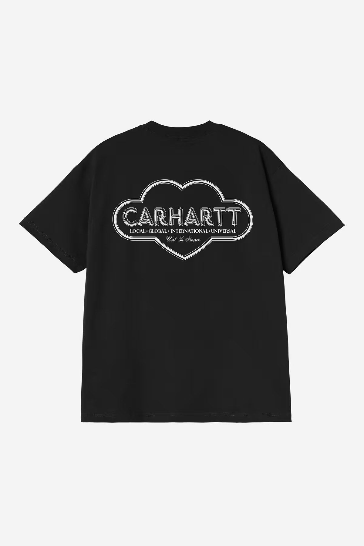 S / S Cloud Heart T-shirt Black