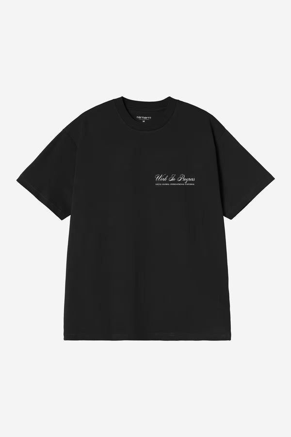 S / S Cloud Heart T-shirt Black