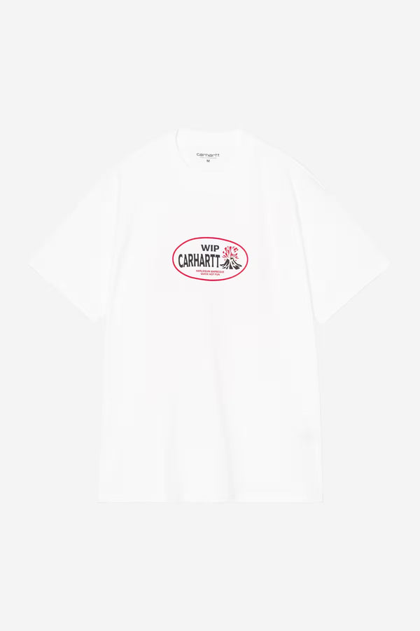 S / S Harlequin BBQ T-Shirt White