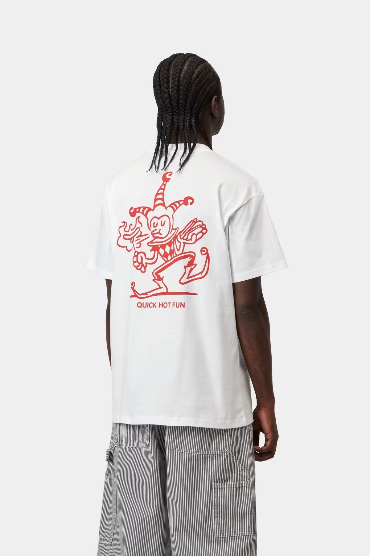 S / S Harlequin BBQ T-Shirt White