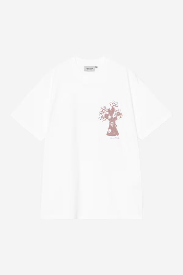 S / S Forma T-Shirt White heavy stone wash