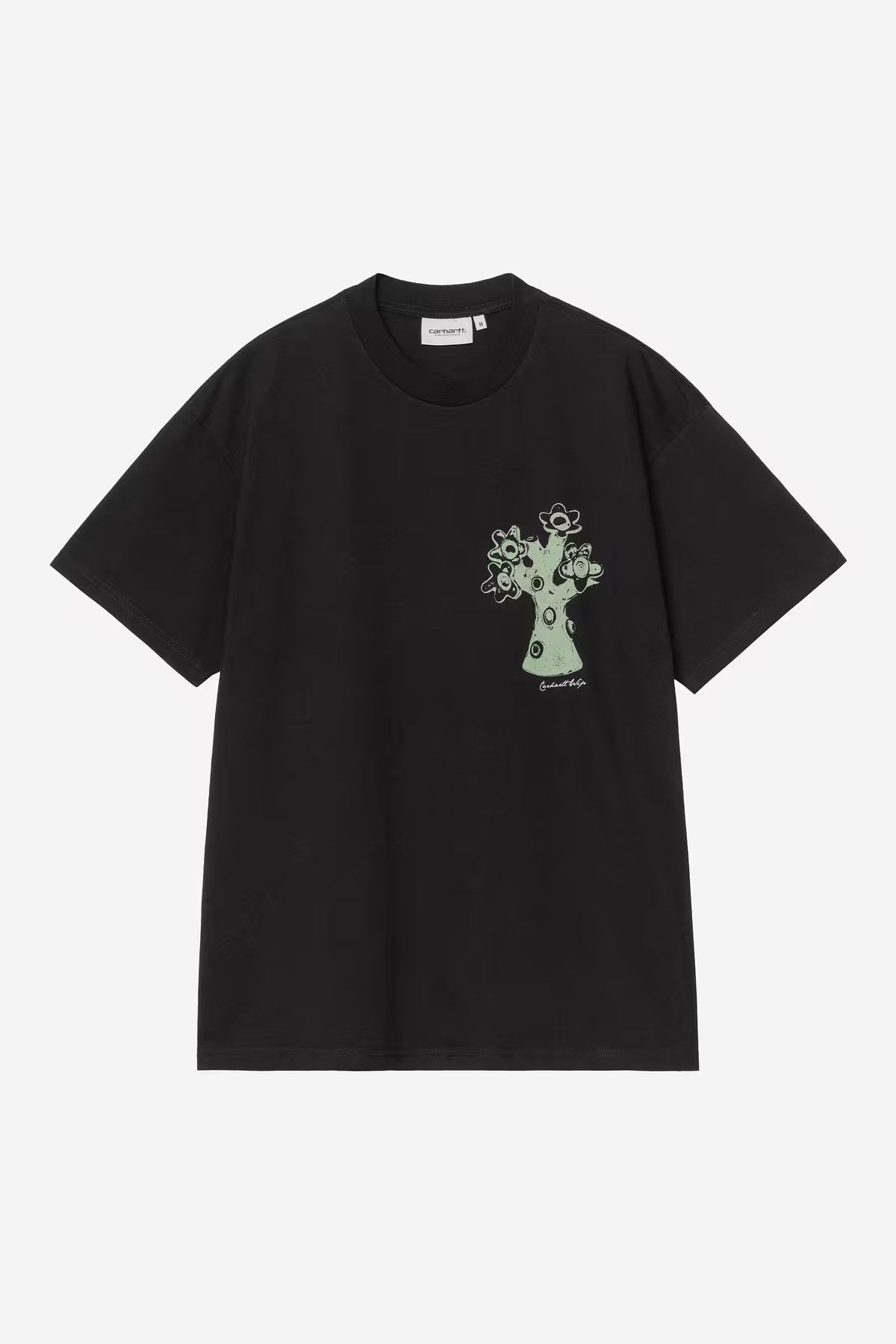 S / S Forma T-Shirt Black heavy stone wash