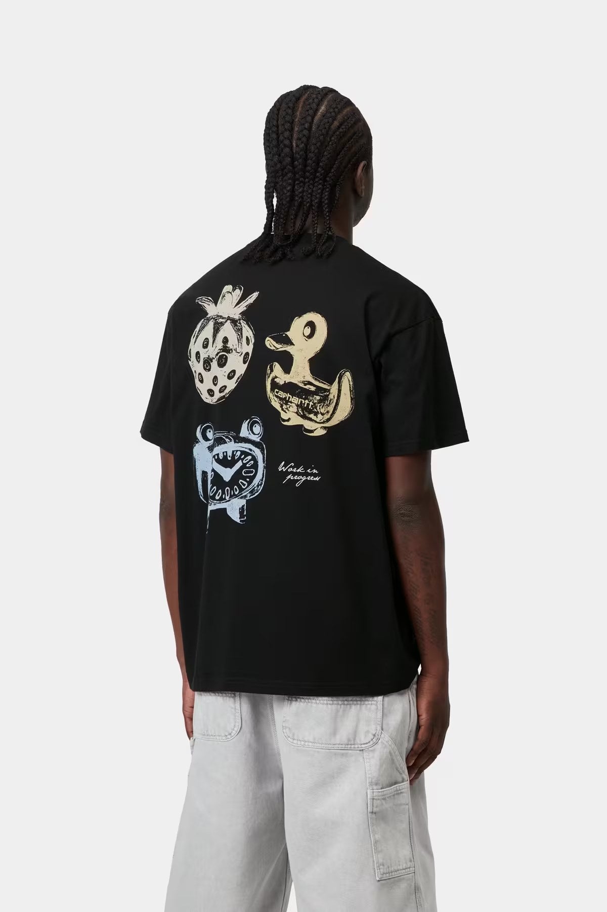 S / S Forma T-Shirt Black heavy stone wash