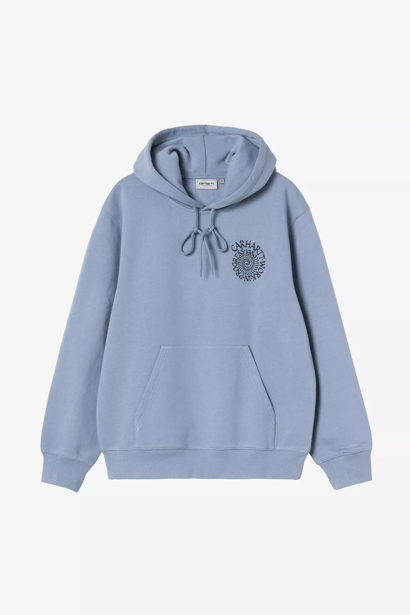 Hooded Spiral Sweat Gentle Blue