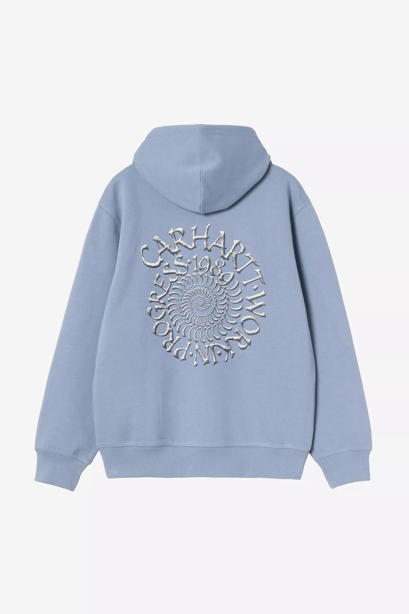 Hooded Spiral Sweat Gentle Blue