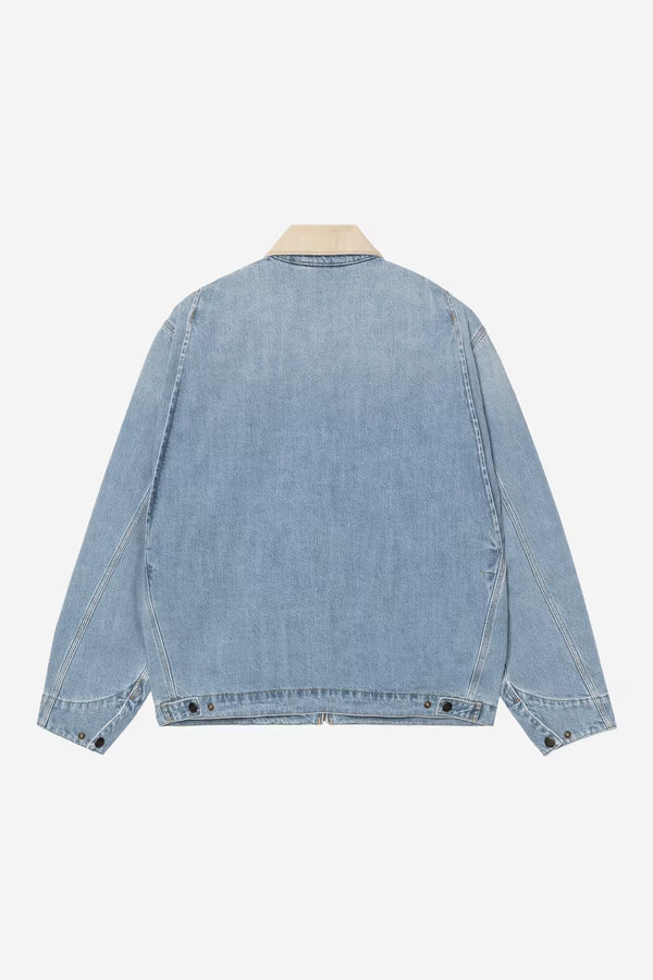 OG Detroit Jacket Blue / Dusty H Brown burst washed
