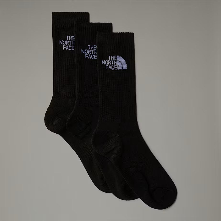 Multi Sport Cush Crew Sock 3P Black - S
