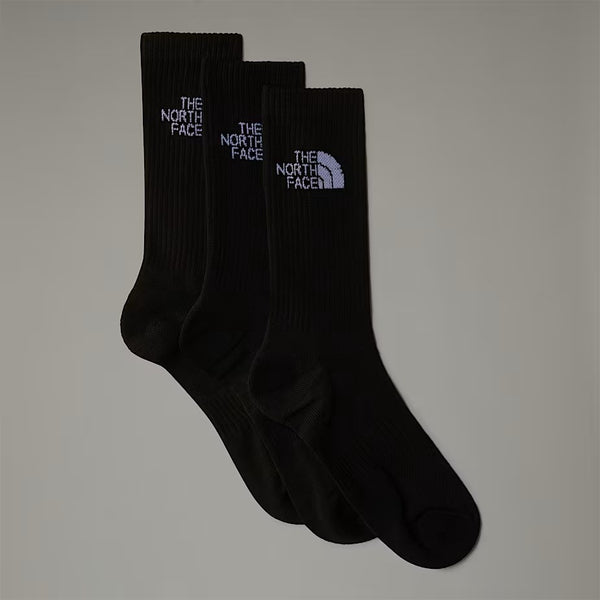 Multi Sport Cush Crew Sock 3P Black - S
