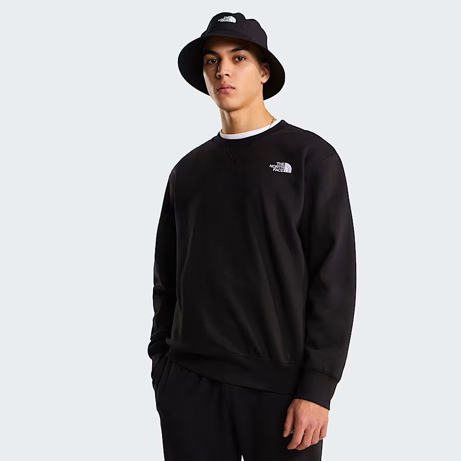 M Essential Relaxed Crew Black